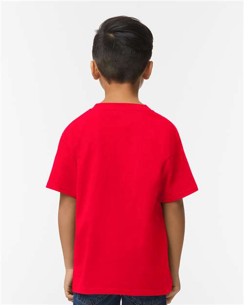 Gildan 65000B Youth Softstyle? Midweight T-Shirt - Back view