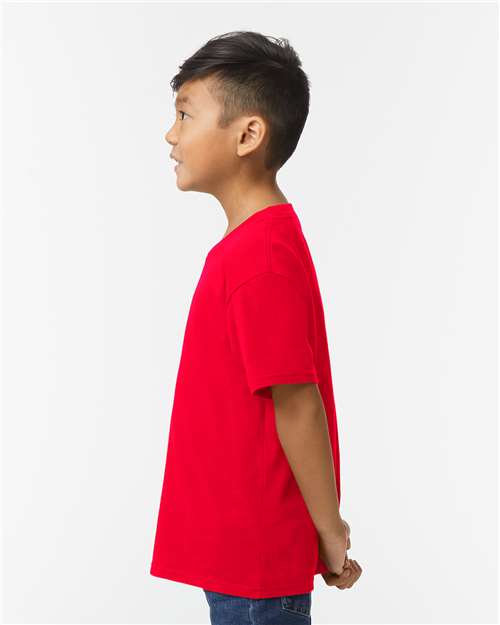 Gildan 65000B Youth Softstyle? Midweight T-Shirt - Side view