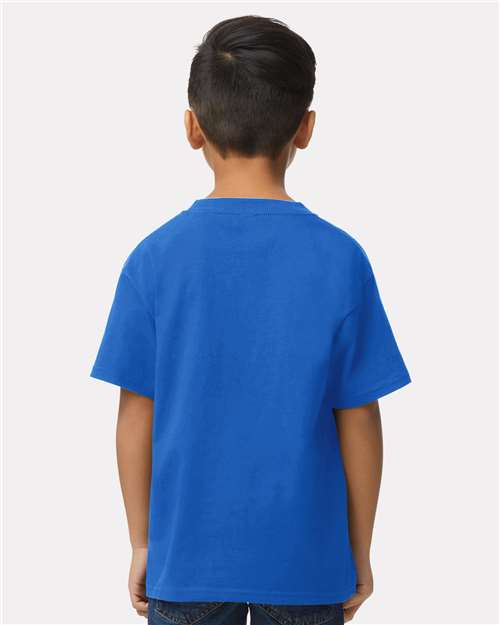 Gildan 65000B Youth Softstyle? Midweight T-Shirt - Back view