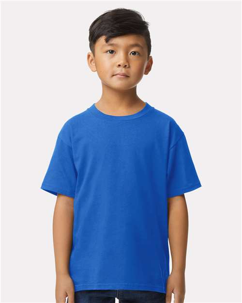 Gildan 65000B Youth Softstyle? Midweight T-Shirt - Front view