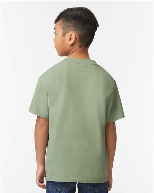Gildan 65000B Youth Softstyle? Midweight T-Shirt - Back view