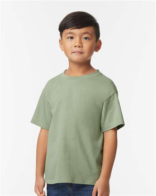 Gildan 65000B Youth Softstyle? Midweight T-Shirt - Front view