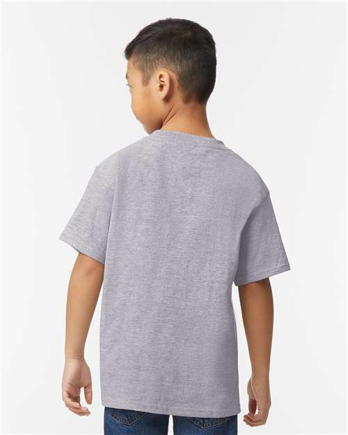 Gildan 65000B Youth Softstyle? Midweight T-Shirt - Back view