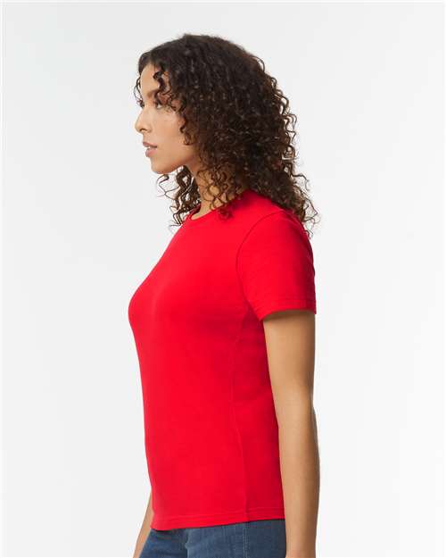 Gildan 65000L Women's Softstyle? Midweight T-Shirt - Side view