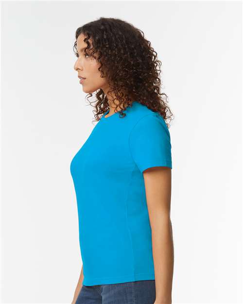 Gildan 65000L Women's Softstyle? Midweight T-Shirt - Side view