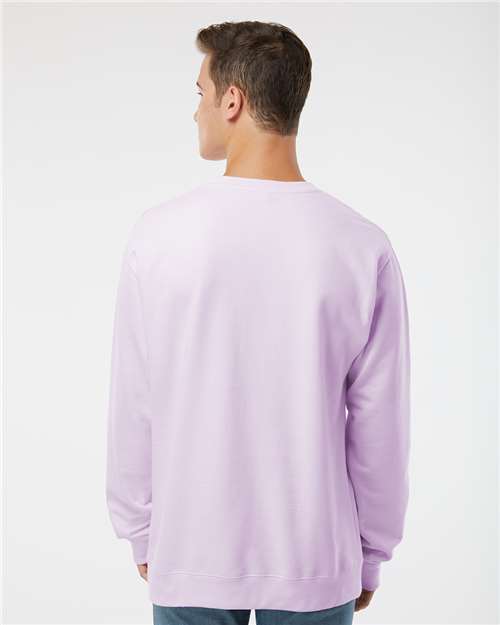 Independent Trading Co. SS3000 Unisex Midweight Crewneck Sweatshirt - Back view
