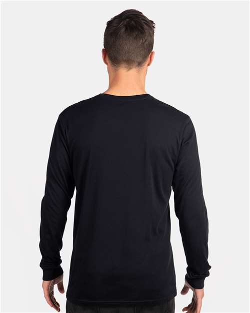 Next Level 6211 Unisex CVC Long Sleeve Tee - Back view