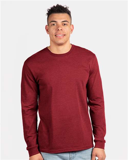 Next Level 6211 Unisex CVC Long Sleeve Tee - Front view