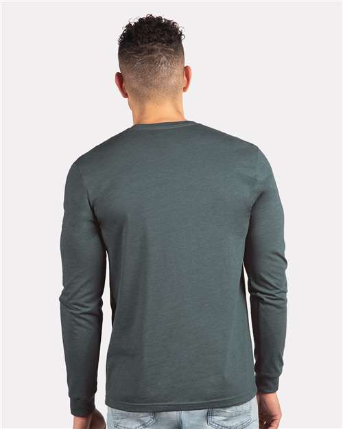Next Level 6211 Unisex CVC Long Sleeve Tee - Back view