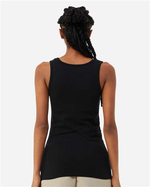 BELLA  CANVAS 1081 Women's Micro Rib Tank - Back view