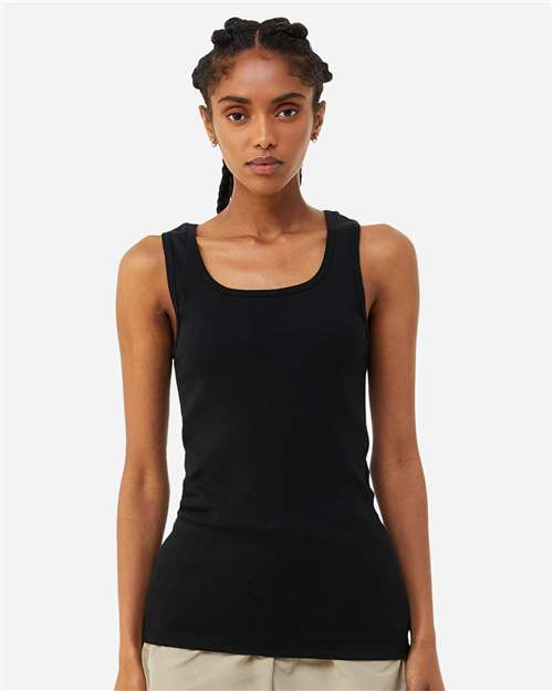 BELLA  CANVAS 1081 Women's Micro Rib Tank - Front view