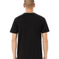 BELLA  CANVAS 3201 Men's Heather CVC Raglan Tee - Back view