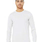 BELLA  CANVAS 3501CVC Heather CVC Long Sleeve Tee - Front view