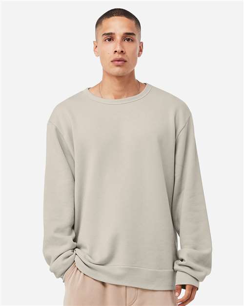 BELLA  CANVAS 3911 Unisex Sponge Fleece Classic Crewneck Sweatshirt - Front view