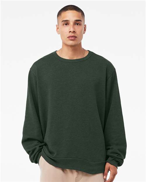 BELLA  CANVAS 3911 Unisex Sponge Fleece Classic Crewneck Sweatshirt - Front view