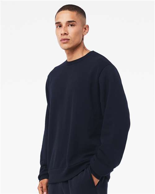 BELLA  CANVAS 3911 Unisex Sponge Fleece Classic Crewneck Sweatshirt - Side view