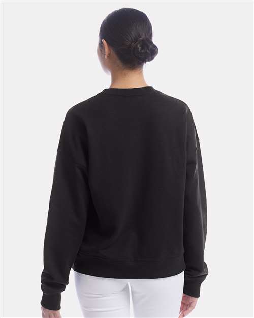 Champion SL650 Women's Powerblend? Crewneck Sweatshirt - Back view