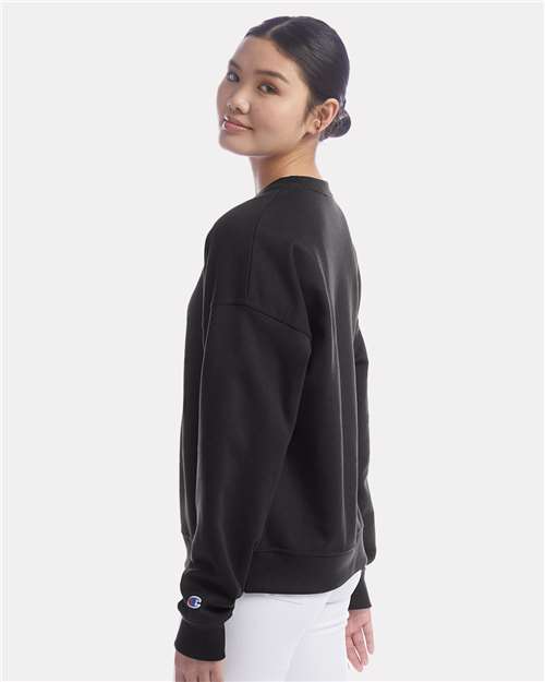 Champion SL650 Women's Powerblend? Crewneck Sweatshirt - Side view