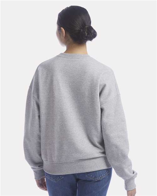 Champion SL650 Women's Powerblend? Crewneck Sweatshirt - Back view