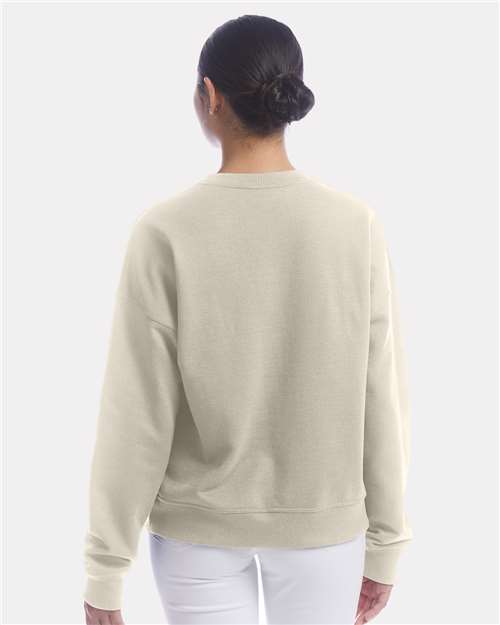 Champion SL650 Women's Powerblend? Crewneck Sweatshirt - Back view