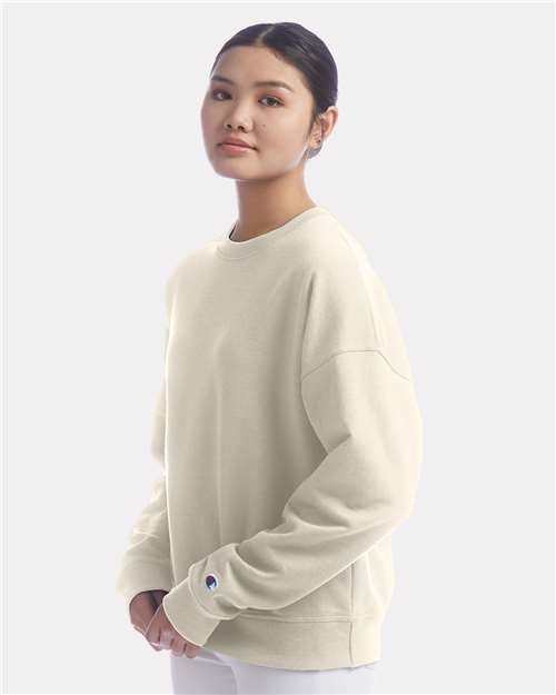 Champion SL650 Women's Powerblend? Crewneck Sweatshirt - Side view