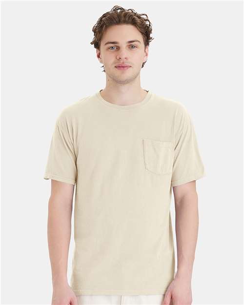 ComfortWash by Hanes GDH150 Unisex Garment-Dyed Pocket T-Shirt - Front view