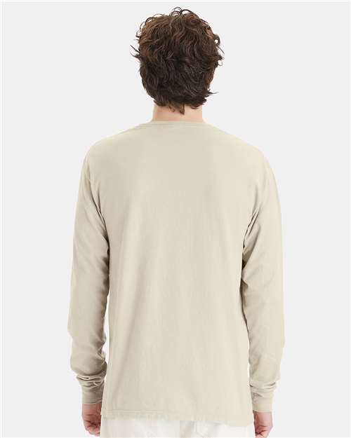 ComfortWash by Hanes GDH200 Unisex Garment-Dyed Long Sleeve T-Shirt - Back view