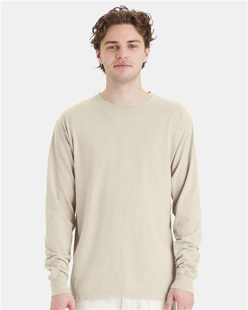 ComfortWash by Hanes GDH200 Unisex Garment-Dyed Long Sleeve T-Shirt - Front view