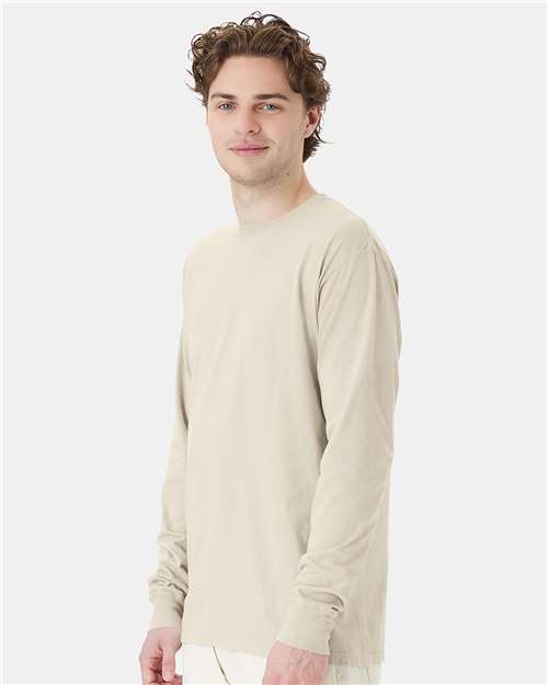 ComfortWash by Hanes GDH200 Unisex Garment-Dyed Long Sleeve T-Shirt - Side view