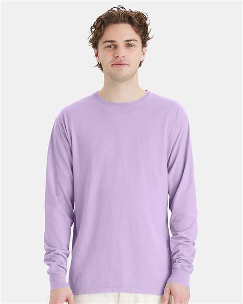 ComfortWash by Hanes GDH200 Unisex Garment-Dyed Long Sleeve T-Shirt - Front view