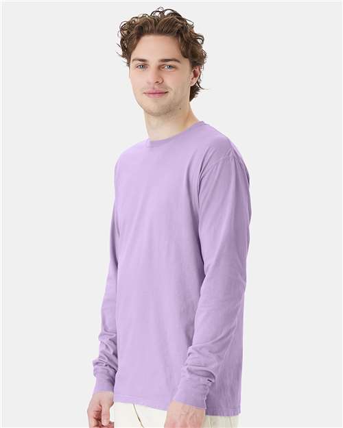 ComfortWash by Hanes GDH200 Unisex Garment-Dyed Long Sleeve T-Shirt - Side view