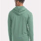 ComfortWash by Hanes GDH280 Unisex Garment-Dyed Jersey Hooded Long Sleeve T-Shirt - Back view
