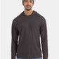 ComfortWash by Hanes GDH280 Unisex Garment-Dyed Jersey Hooded Long Sleeve T-Shirt - Front view