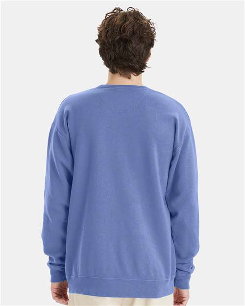 ComfortWash by Hanes GDH400 Unisex Garment-Dyed Crewneck Sweatshirt - Back view