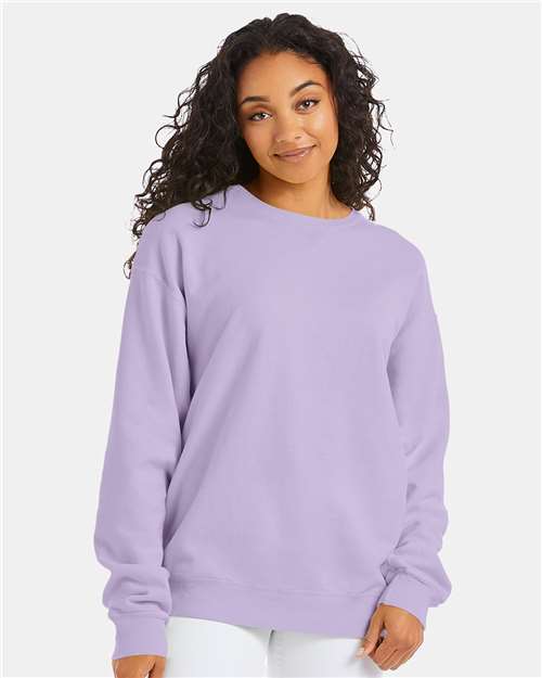 ComfortWash by Hanes GDH400 Unisex Garment-Dyed Crewneck Sweatshirt - Front view