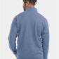 ComfortWash by Hanes GDH425 Unisex Garment-Dyed Quarter-Zip Sweatshirt - Back view