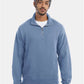 ComfortWash by Hanes GDH425 Unisex Garment-Dyed Quarter-Zip Sweatshirt - Front view
