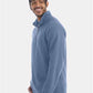 ComfortWash by Hanes GDH425 Unisex Garment-Dyed Quarter-Zip Sweatshirt - Side view