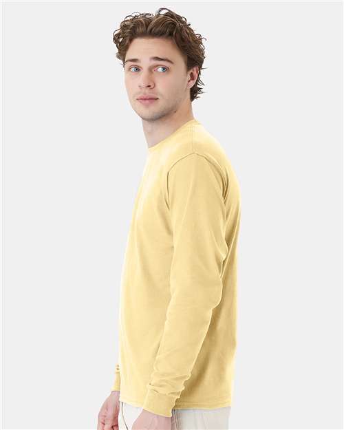 Hanes 5286 Unisex Essential-T Long Sleeve T-Shirt - Side view
