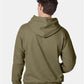 Hanes F170 Unisex Ultimate Cotton? Hooded Sweatshirt - Back view