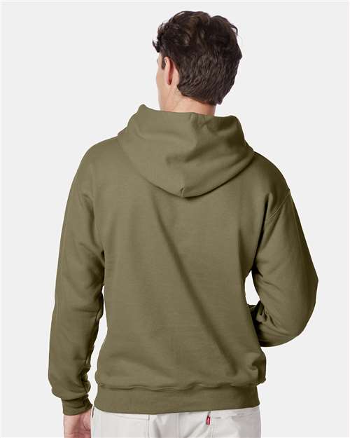 Hanes F170 Unisex Ultimate Cotton? Hooded Sweatshirt - Back view