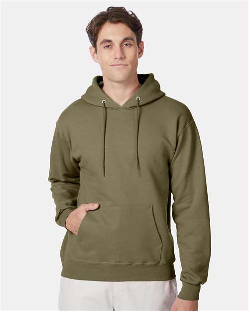 Hanes F170 Unisex Ultimate Cotton? Hooded Sweatshirt - Front view