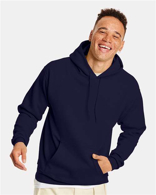 Hanes P170 Unisex EcoSmart? Hooded Sweatshirt - Front view