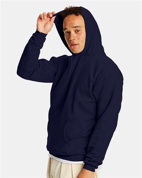 Hanes P170 Unisex EcoSmart? Hooded Sweatshirt - Side view