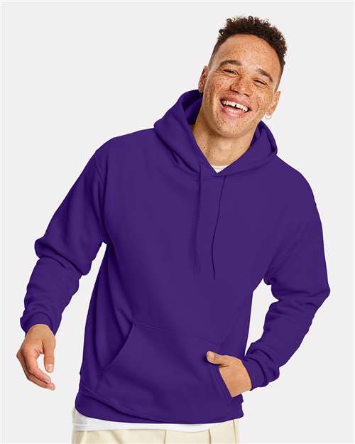 Hanes P170 Unisex EcoSmart? Hooded Sweatshirt - Front view