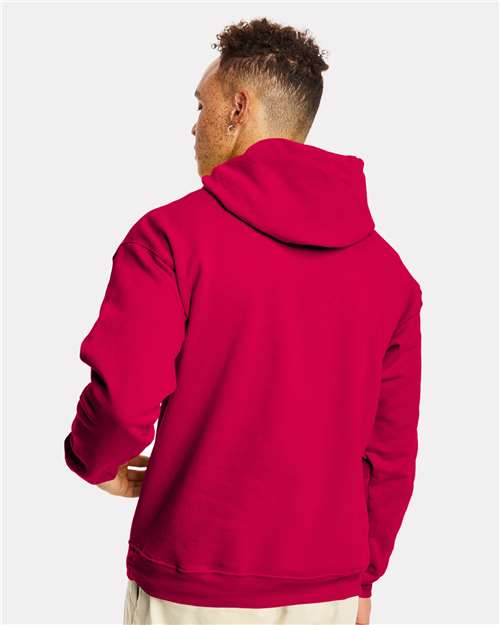 Hanes P170 Unisex EcoSmart? Hooded Sweatshirt - Back view
