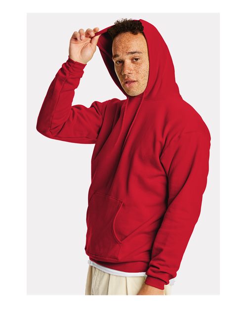 Hanes P170 Unisex EcoSmart? Hooded Sweatshirt - Side view