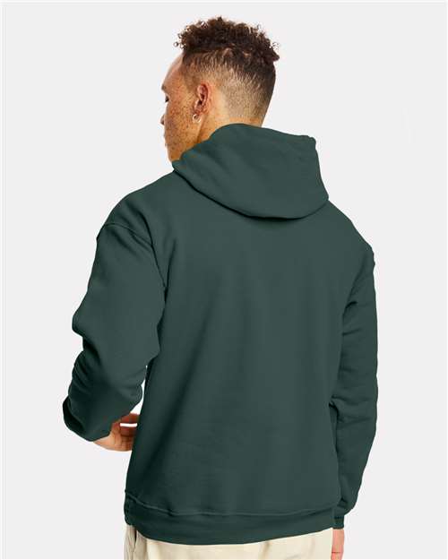 Hanes P170 Unisex EcoSmart? Hooded Sweatshirt - Back view