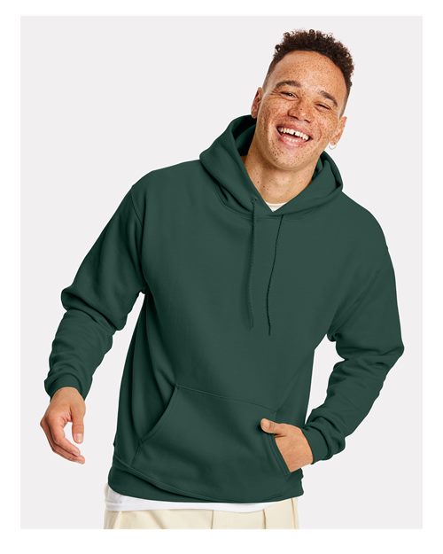 Hanes P170 Unisex EcoSmart? Hooded Sweatshirt - Front view