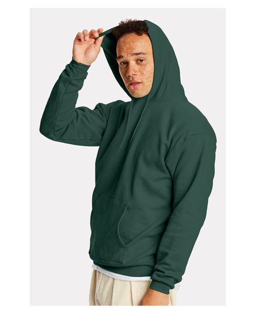 Hanes P170 Unisex EcoSmart? Hooded Sweatshirt - Side view